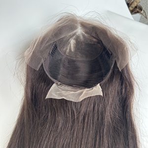 Perruque frontale en dentelle HD 13*6, livraison rapide, <span class=keywords><strong>prix</strong></span> d'usine, nœuds blanchis, cheveux humains vierges Remy bruts, noir naturel, toutes tailles de boucles et de vagues - Product Image 6