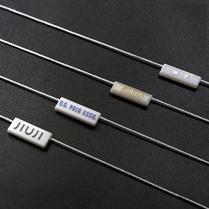 Dây treo thẻ hàng may mặc bán chạy, tùy chỉnh màu sắc, bán buôn giá rẻ, dây nhựa, tem nhựa, phụ kiện quần áo - Product Image 5