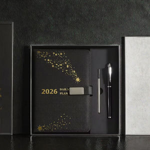 Оптовый набор для корпоративных подарков с возможностью индивидуализации — ежедневник с магнитной застежкой, элегантная подарочная коробка для офиса и бизнеса - Product Image 2