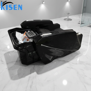 Sillón de Masaje Plegable Kisen para Salón de Belleza con Lavabo Móvil para Champú, Spa Capilar Fumigado y Muebles sin Tuberías - Product Image 1