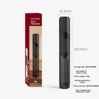 Mini mousseur à lait électrique portatif rechargeable, mélangeur à café, fouet en acier inoxydable, mousseur à latte, agitateur de boissons