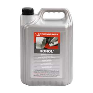 ROTHENBERGER - 65010 Aceite de corte de hilo mineral Ronol canister 5 LT-EAN 4004625650103 ROSCADO Y RANURADO - Product Image 1