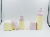 Botol pompa botol busa plastik, wadah kemasan kosmetik Losion Serum 15ml 30ml 50ml botol pompa tanpa udara