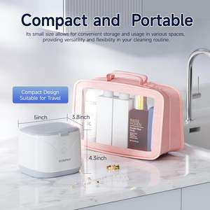 <span class=keywords><strong>Mini</strong></span> pulitore ultrasonico elettrico intelligente della protesi della famiglia del portatile piccolo pulitore ultrasonico della famiglia per le protezioni della bocca - Product Image 5