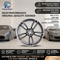 Vente en gros de jantes d'origine 488 GTB 20 pouces, 99% neuves, authentiques, 310139/315893/315895, adaptées à la Ferrari 488 / Ferrari 458