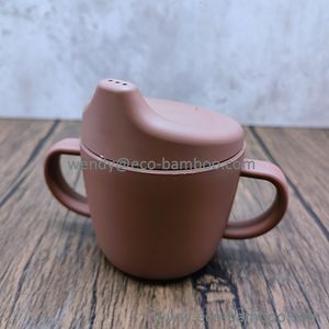 Vaisselle pour <span class=keywords><strong>bébé</strong></span> PLA à base de plantes et tasse à bec allant au lave-vaisselle ensemble de premier <span class=keywords><strong>repas</strong></span> sans BPA pour la formation des tout-petits à la boisson - Product Image 6