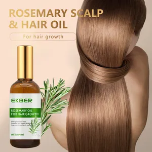 Low Moq Rosemary Oil For Hair Growth Anti Frizz Moroccan Hair Oil Curly Hair Products