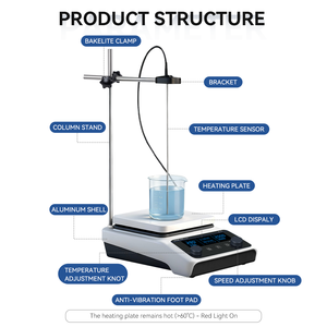 خلاط مغناطيسي للمختبرات من PUNX للاستخدامات الكيميائية والصيدلانية والمختبرات المدرسية - Product Image 4