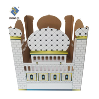 Maison de Jeu Mosquée en Carton Personnalisable 3D avec Logo