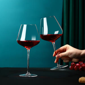 Vente en gros Verre à vin et verres à champagne <span class=keywords><strong>Gobelet</strong></span> en verre de cristal sans plomb de Bourgogne - Product Image 3