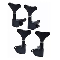 2R2L Tuning Pegs Sealed Tuners Bass Machine Heads for 4 String Bass Black Guitar Part Accessories