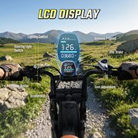 Vélo de montagne électrique à suspension intégrale 750W, pneus larges 20*4'', 7 vitesses, freinage électronique + hydraulique, 48V15AH, autonomie de 75 km, E-MTB