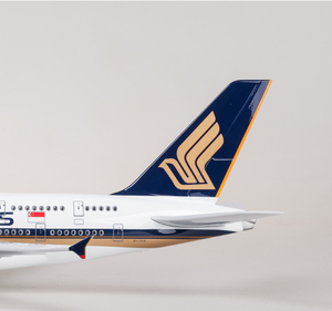 Singapore Airlines Airbus A380 Máy bay mô hình máy bay chở khách Mô hình 1:160 mô phỏng mô hình 45.5cm bán buôn - Product Image 5