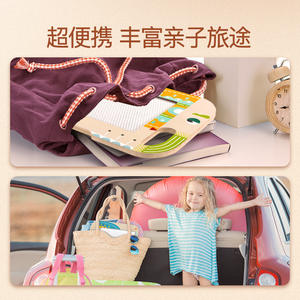 Houten Dubbelzijdige Graffiti Tekentafel Kinderen Houten Speelgoed Voor Kinderen Ouder-Kind Interactie Artboard Bron Groothandel - Product Image 5