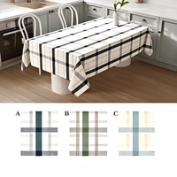 Nappe en PVC écologique, résistante à la chaleur, durable, imperméable, anti-taches, carrée, pour cuisine, café, fête, personnalisable