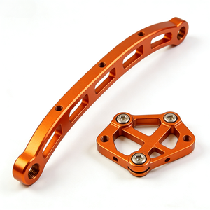 Support de liaison en alliage d'aluminium léger usiné CNC pour la modification du système de commande de frein de moto - Product Image 2