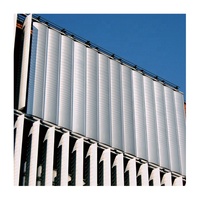 Lames de ventilation pour bâtiments, système de bardage décoratif extérieur, panneaux muraux décoratifs extérieurs, lames pour l'intimité