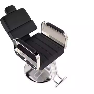 Sillón de Peluquería Giratorio con Elevación Especial para Cortar, Teñir, Afeitar y Peinar, para Salón de Belleza y Barbería, Plegable - Product Image 4