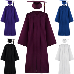 Ensemble de robes de remise de diplôme pour lycée européennes et américaines, taille adulte, légères et respirantes pour les cérémonies printemps-été - Product Image 1