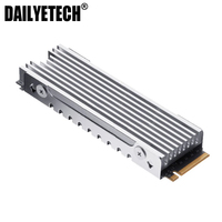 Dissipateur thermique M.2 2280 NVME NGFF, radiateur en alliage d'aluminium résistant à la chaleur avec coussin thermique en Silicone pour Console de jeu PS5