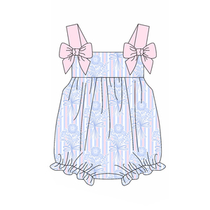 Preorder per bambini <span class=keywords><strong>vestiti</strong></span> alla moda con stampa floreale di fiori pantaloncini abiti da bambina con fiocchi per bambini <span class=keywords><strong>vestiti</strong></span> per bambini - Product Image 4