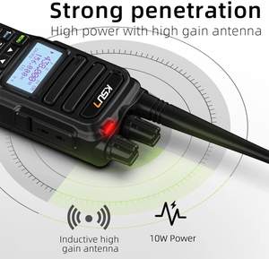Radio Scanner NOAA Weather Channel 6 Band Amatir Ham Dua Arah Tahan Air Air Band Interkom Nirkabel Walkie Talkie Kelautan - Product Image 4