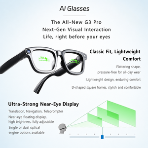 Nouvelles Lunettes Intelligentes 2026 G4 20MP avec Reconnaissance IA, Traduction, Musique, Stabilisation EIS, Étanchéité IP44 pour Utilisation <span class=keywords><strong>en</strong></span> Extérieur - Product Image 2