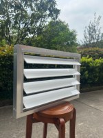 Fenêtre à persiennes verticales réglables en alliage d'aluminium RG, moderne, pour cuisine, salle de bain, hôtel et usage extérieur