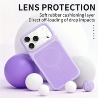 Coque de téléphone en silicone liquide magnétique style Ins avec protection d'appareil photo et recharge sans fil pour iPhone 17 Pro Max 16 Pro 15 14