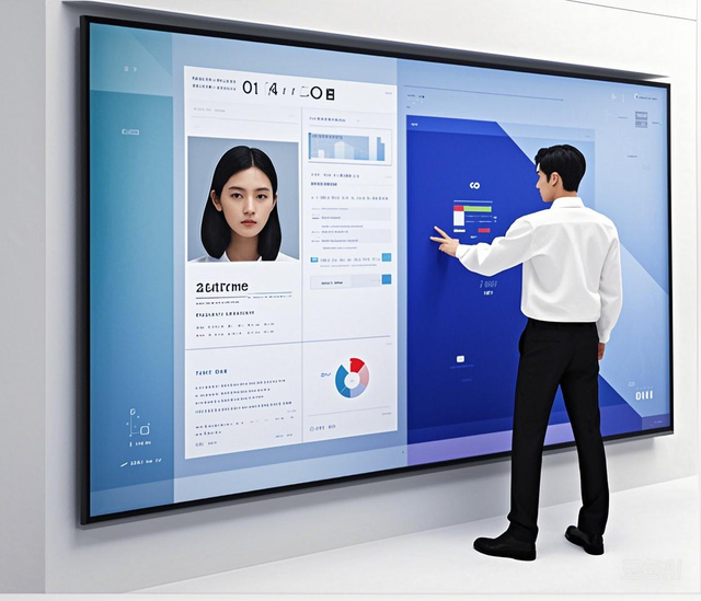 AIMV All-In-One 4K LCD LED Touch Screen Smart TV Whiteboard 65/75/86 Inch Interactive Digital Board 20-Point IR Touch 3-Year