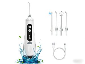 <span class=keywords><strong>Irrigador</strong></span> Bucal Portátil Mini con 3 Modos Ajustables, Resistente al Agua IPX7, Recargable por USB-C, Tanque Desmontable de 300 ml - Product Image 1