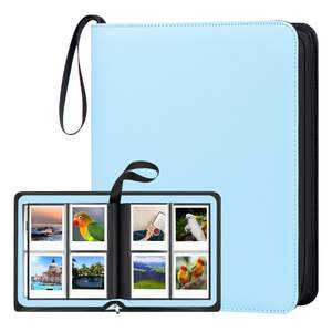 Album <span class=keywords><strong>photo</strong></span> portable <span class=keywords><strong>pour</strong></span> <span class=keywords><strong>Polaroid</strong></span> Instax Wide Film, photos carrées, <span class=keywords><strong>livre</strong></span> de rangement avec étui à fermeture éclair, organisateur de souvenirs de voyage, cadeau - Product Image 1