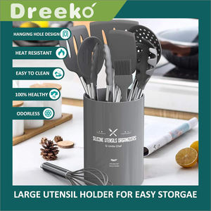 Juego de utensilios de cocina de silicona, Umite ChefUtensilios de cocina 15 piezas Antiadherente Silicona Rose Gold HandleCooking Tools - Product Image 4