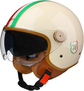 Dot Chứng Nhận 3/4 Retro Mở Mặt Mũ Bảo Hiểm Cho Nam Giới Và Phụ Nữ Kép Visors Nhanh Chóng Khóa Cho Xe Tay Ga & Dual Thể Thao Cưỡi - Product Image 5