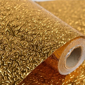 Selbst klebende Backs plash Decor Design Wand verkleidung Küche Neue Aluminium folie Aufkleber - Product Image 1