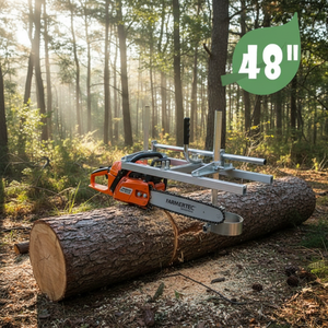 FARMERTEC Sega a Catena da 48 Pollici per Lavorazione e Fresatura del Legno con Barra Guida da 18'' a 48'' - Product Image 5