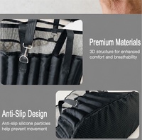 Sac de transport pliable pour animaux de compagnie, sac à bandoulière pour chien et chat, sac de voyage en toile respirante, sac à dos portable pour siège de voiture, grand format