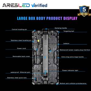 Pantalla LED para Exteriores de 500x500mm P3.9 P4.81, Panel de Pantalla LED de Alquiler para Exteriores, Pantalla LED para Interiores para Cine, Conciertos y Eventos - Product Image 3