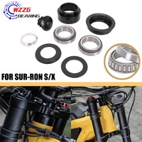 WZZG Aksesori Motor Kit Bantalan Baja Headset Taper untuk Kendaraan Listrik Off-Road SURRON Sur-Ron Light Bee X S