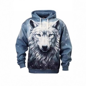 Sweat à capuche tricoté pour homme, imprimé animalier, décontracté, sportif, mode, polyvalent, confortable, coupe régulière, printemps <span class=keywords><strong>TEUM</strong></span> Independent - Product Image 3