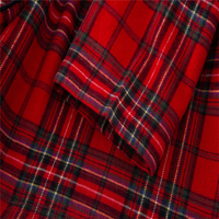 Ensemble de pyjamas de Noël pour femmes, manches longues, à carreaux rouges