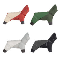 Veste pour chien en polyester léger imperméable résistant à l'usure imperméable à quatre pattes solide tout compris résistant aux intempéries hiver pour animaux de compagnie