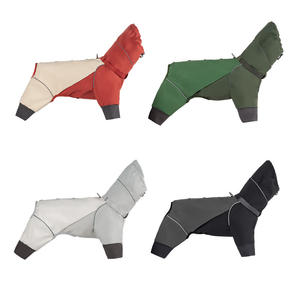 경량 폴리에스터 강아지 방수 재킷, 내마모성 사계절용 레인코트, 단색 올인클루시브 전천후 애견 겨울 의류 - Product Image 5