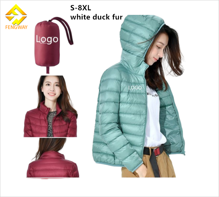 S-8XL Plus Size Woman Coats Manufacturer Women Lightweight Puffer