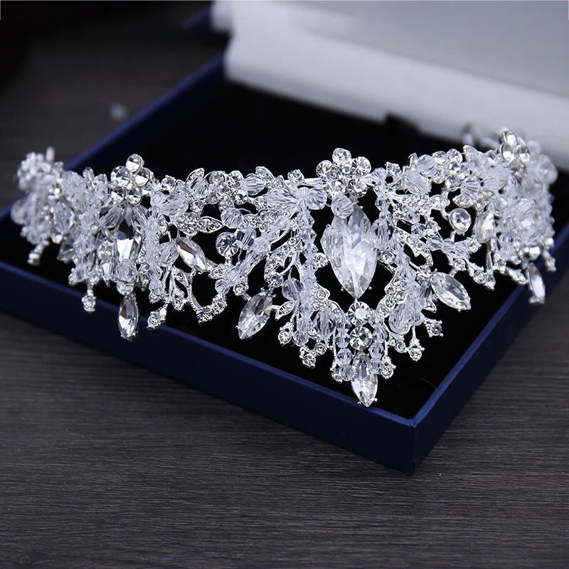 Girl Bridal Tiara Crown Headdress Baroque
