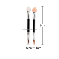 Applicateur de fard à paupières jetable double face de marque privée avec pinceau à lèvres manche de brillant à lèvres inclus cosmétiques