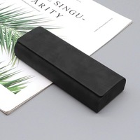 Haute qualité Logo personnalisé PU étui à lunettes en cuir populaire coloré couverture magnétique lunettes lunettes de soleil boîte de rangement étui
