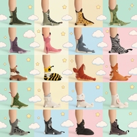 Chaussettes fantaisie 3D pour hommes, amusantes et originales, cadeaux pour marié, personnages mascotte personnalisés, vente en gros, usine, toutes formes et designs disponibles