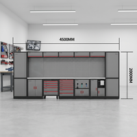 Station de travail modulaire personnalisée OEM, armoire de rangement combinée robuste, armoire combinée à double porte en acier laminé à froid