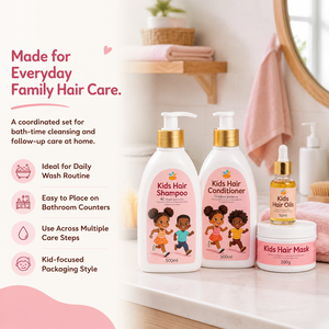 El <span class=keywords><strong>Mejor</strong></span> Set de Cuidado y Peinado del Cabello <span class=keywords><strong>para</strong></span> Bebés y Niños, Crema <span class=keywords><strong>para</strong></span> Cabello Rizado, <span class=keywords><strong>Champú</strong></span> y Acondicionador <span class=keywords><strong>para</strong></span> Niños Negros, Marca Privada - Product Image 5